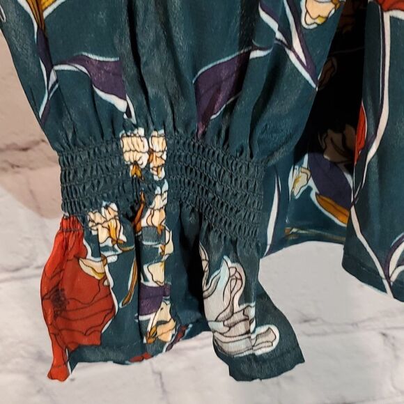 La Roque Julia top in largo floral pattern NWT - Picture 4 of 13